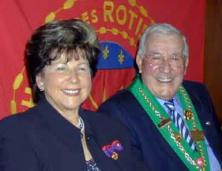 Trudy und Fredy Imhof an einem Chaîne-Anlaß